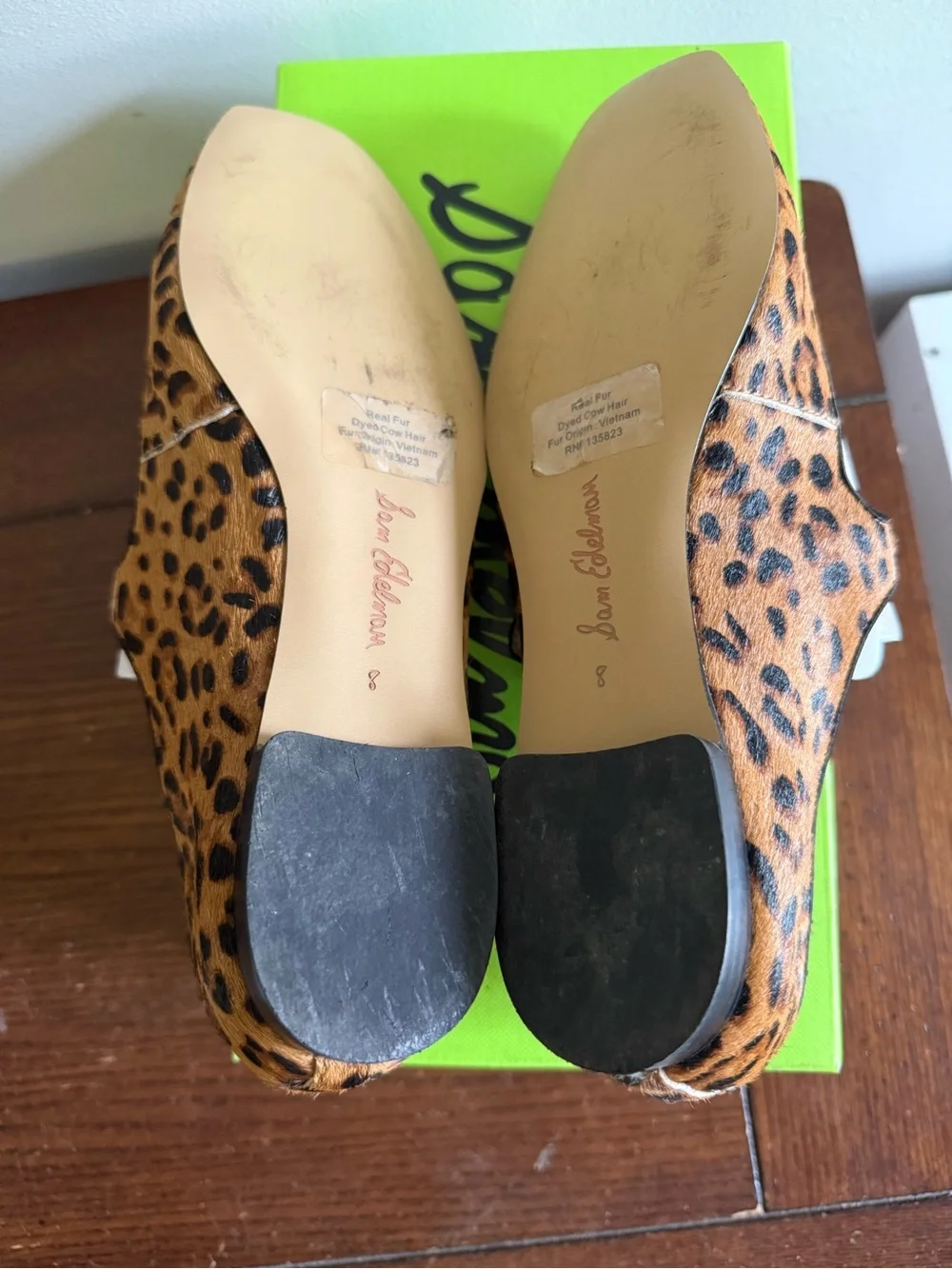 Sam Edelman Michaela Mary Jane Leopard Prinr NEW